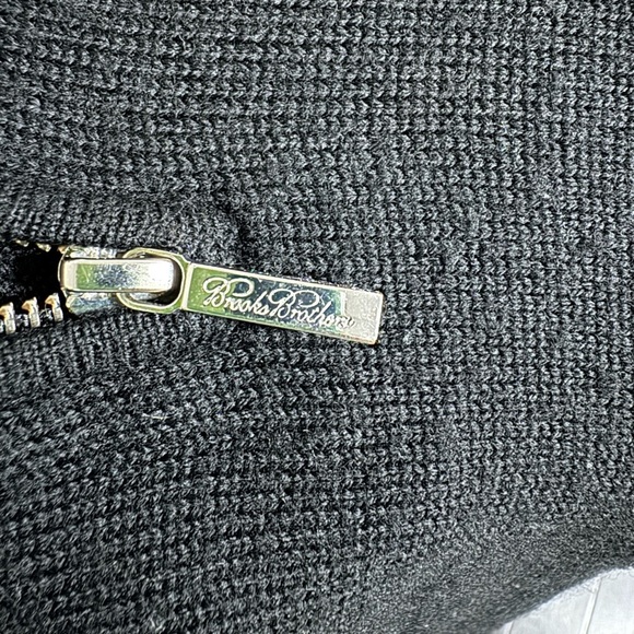 “346” Brooks Brothers Half- Zip Sweater - Picture 4 of 4